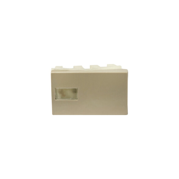 Módulo llave unipolar luminoso 16A 250V beige Sica SK3010