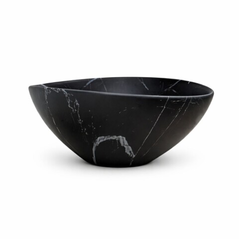 Bacha de apoyo Oval 41x35 cm negra marmolada Dmc Bacha De Apoyo Oval 41x35 Cm Negra Marmolada Dmc