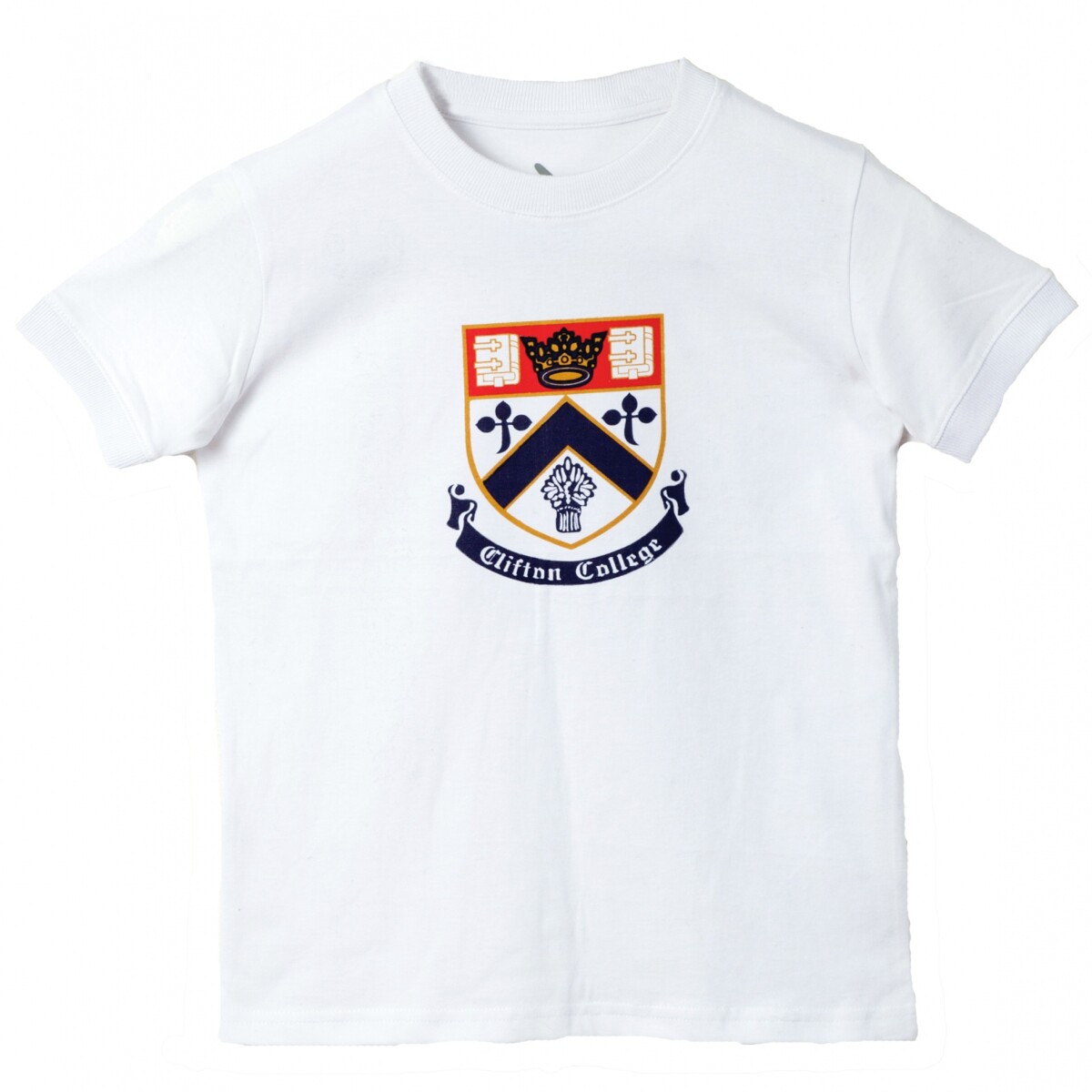T-shirt manga corta Clifton College Blanco