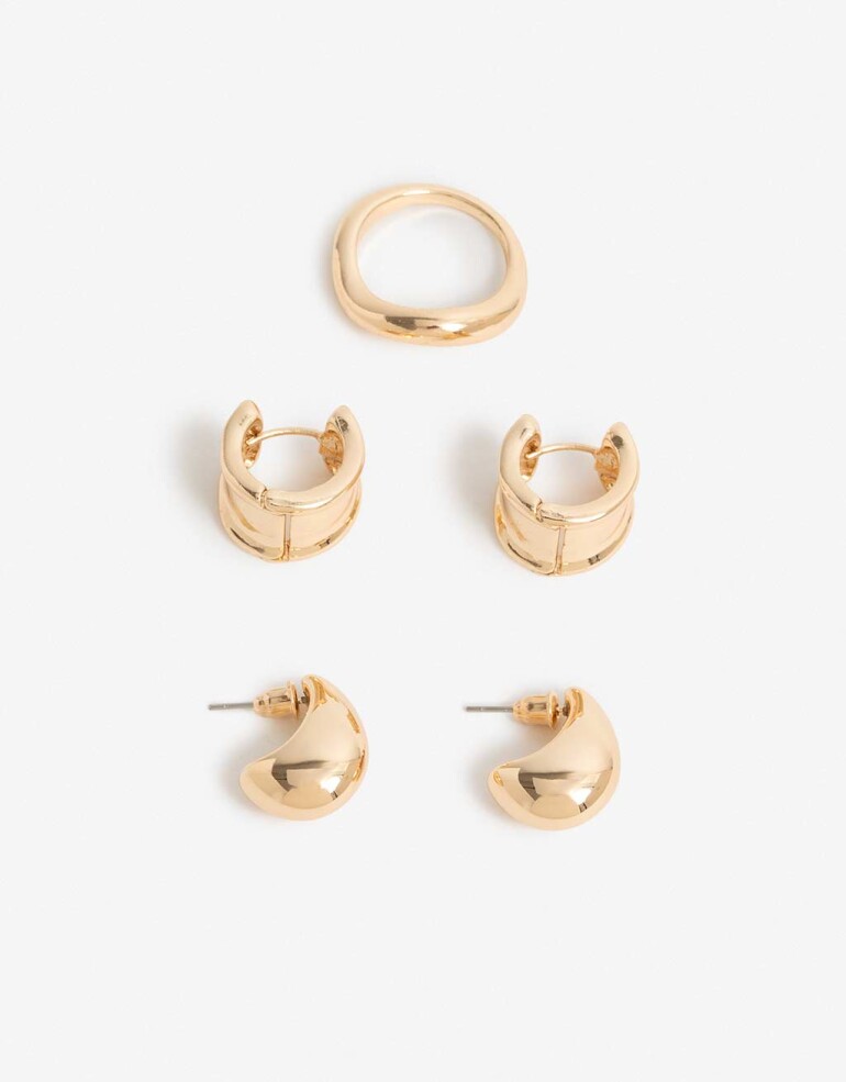 Bijouterie Set Metal Bijou Set Metal - Dorado