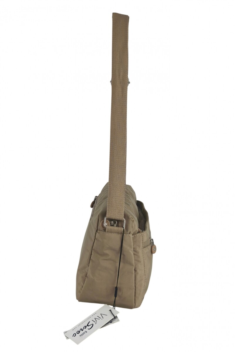 Morral mediano Beige