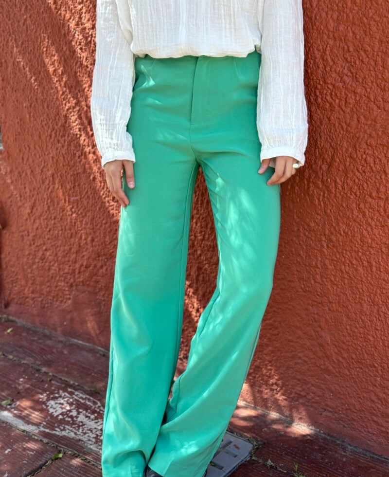 Pant Gales verde claro