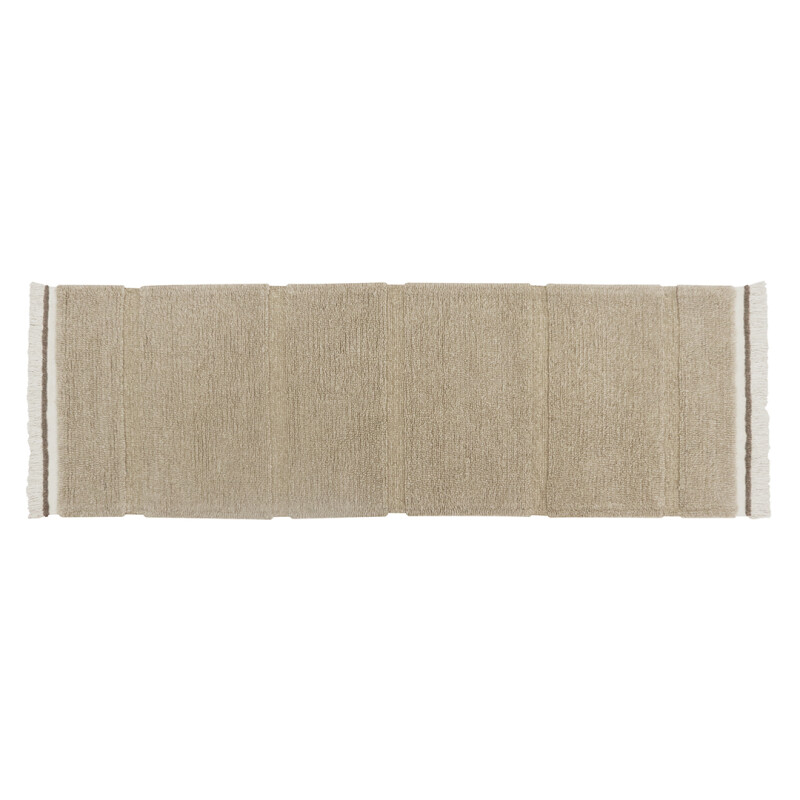 Alfombra caminero de lana lavable - Steppe Beige