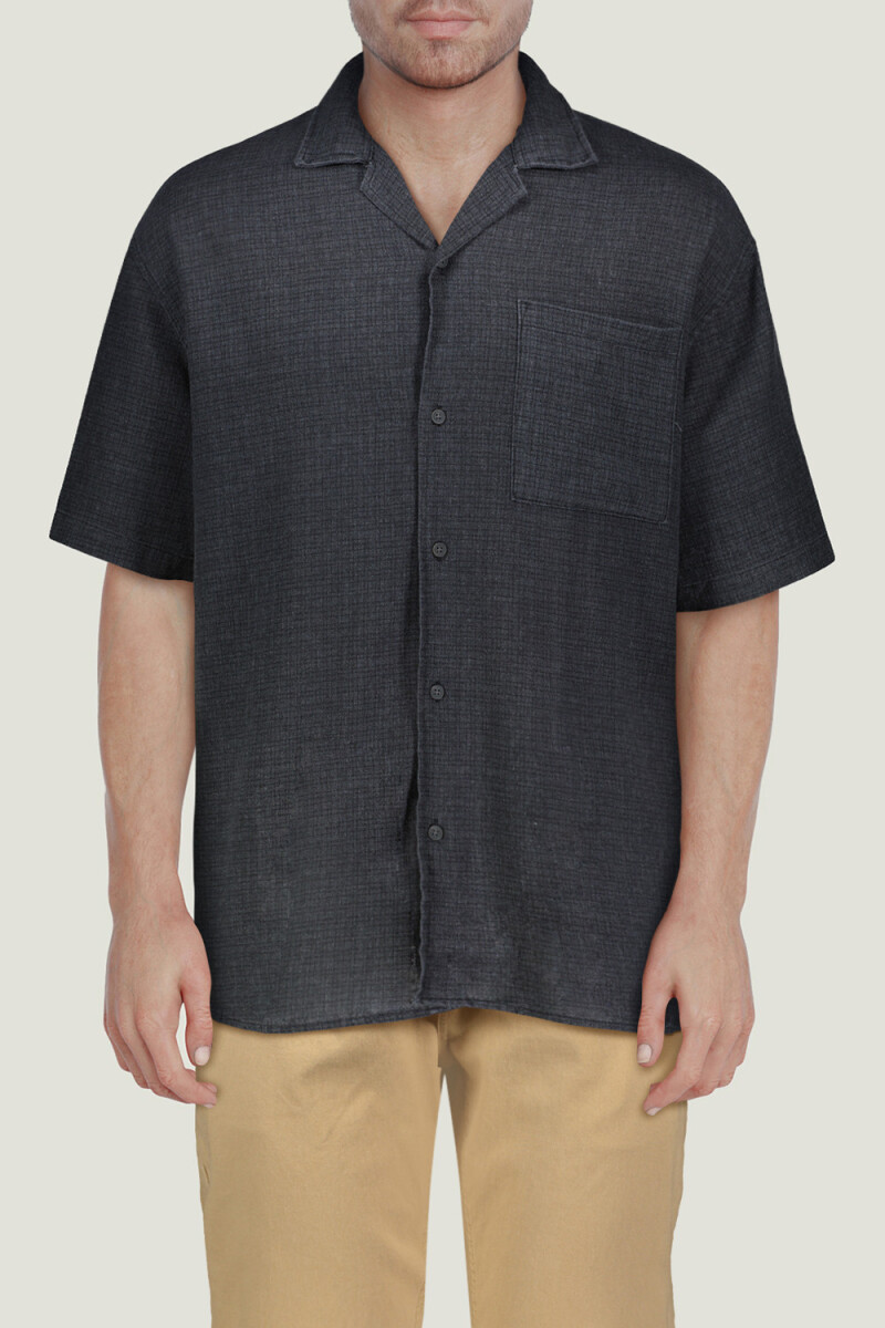 Camisa Tiki - Negro 