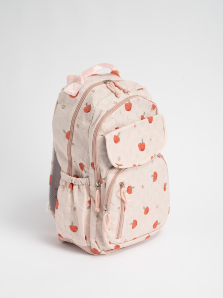 Mochila Flores Blanco