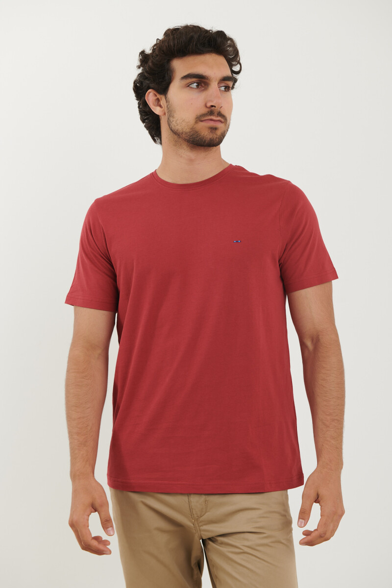 T-SHIRT HARRINGTON LABEL - Rojo 