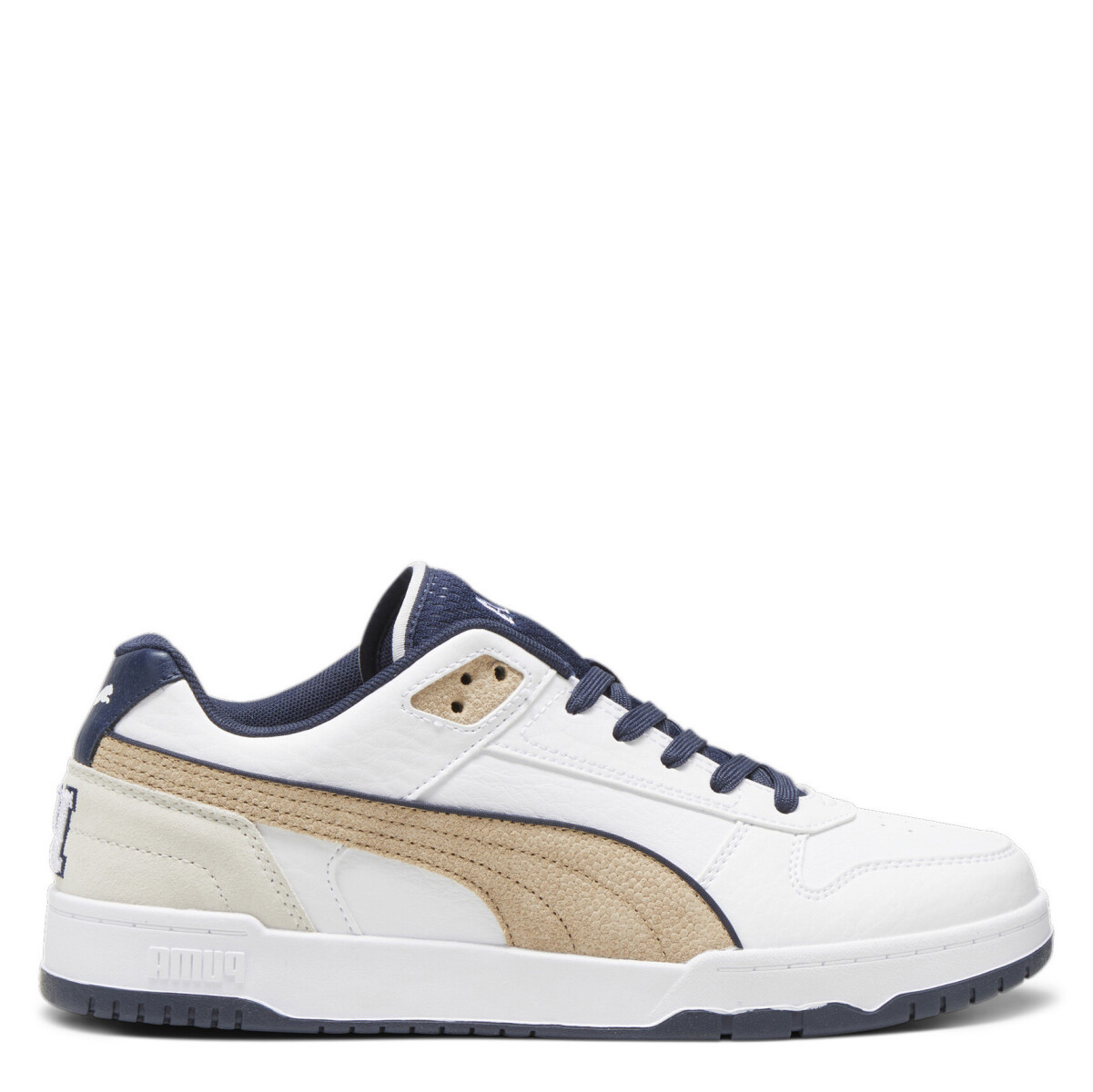 Championes de Hombre Puma Game Low Retro Club Puma - Blanco - Azul Marino - Beige 