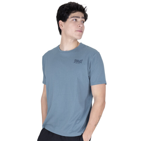 TSHIRT MEN COTT/POLY EVERLAST LUNGE BROWN M6 S BL