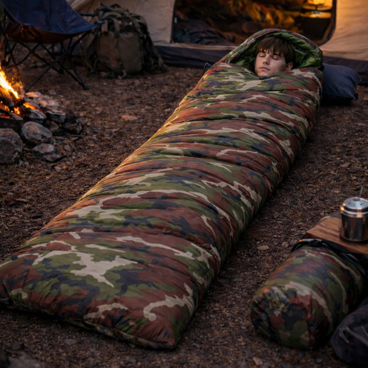 Bolsa de dormir impermeable 