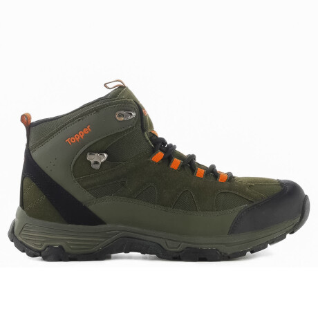 Bota Topper Calzado Trekking Deportiva Para Adulto Verde