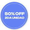 promo de almohadas al 50%