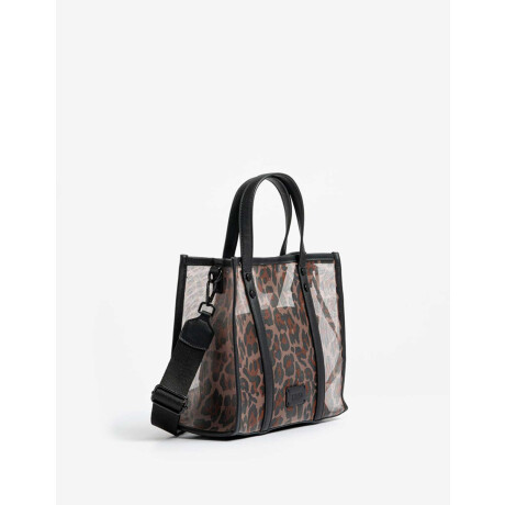 Cartera Formato City Estampado Animal Print