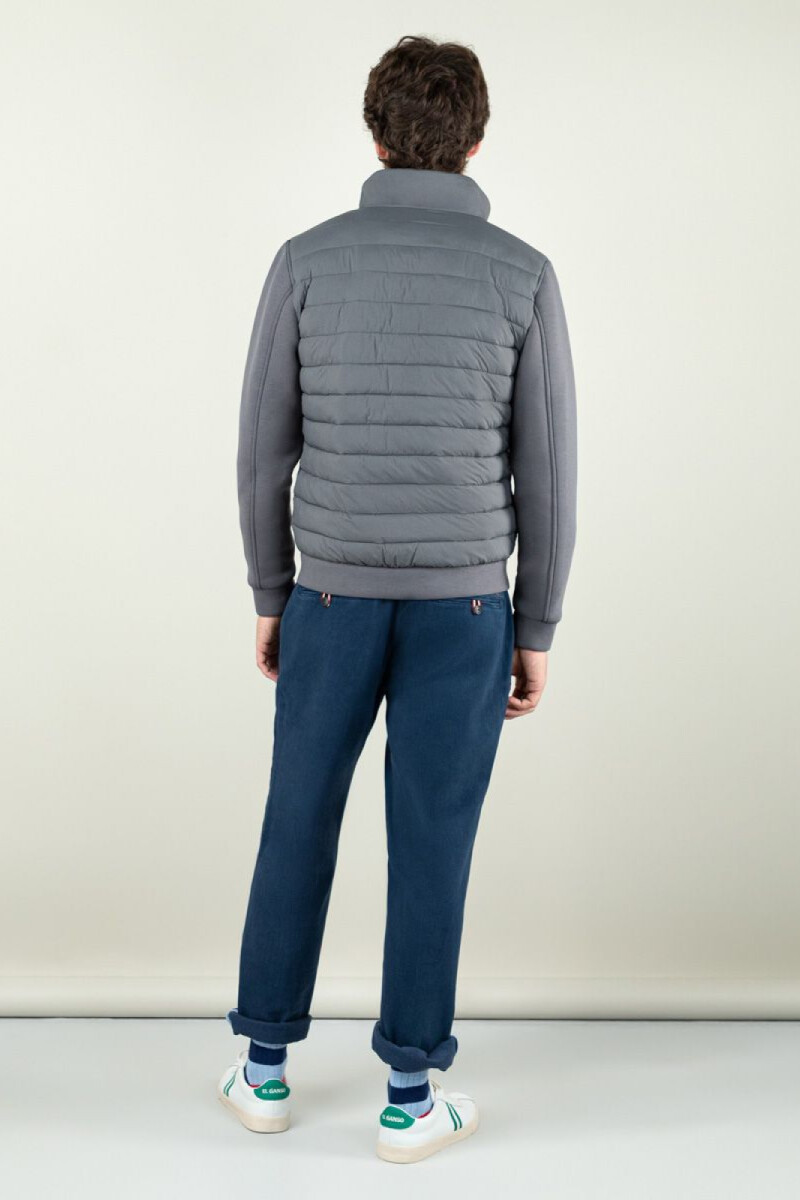 Campera Manga Neopreno El Ganso Gris Marengo