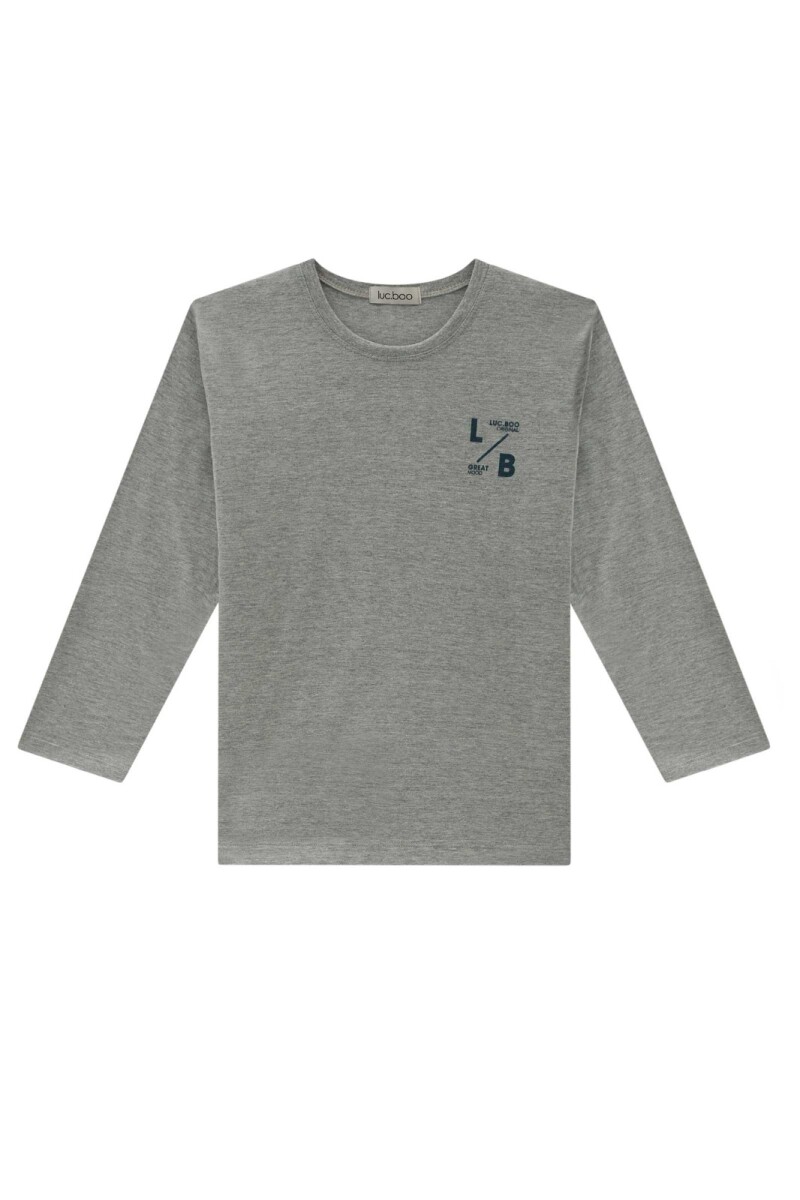 Remera Great Mood - Gris 