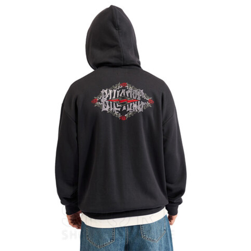 Canguro Billabong Roses Over Zip - Negro Canguro Billabong Roses Over Zip - Negro