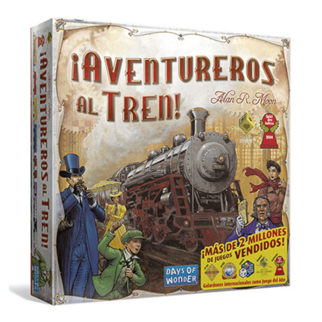 Asmodee - Juego de Mesa Aventureros al Tren Norte América. +8 Años. 2 a 5 Jugadores. Idioma Español. 001