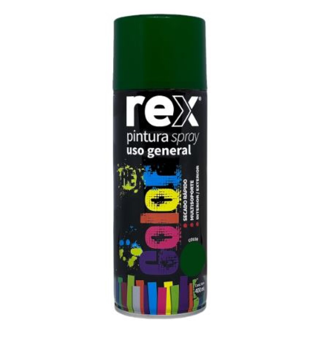 Pintura en Aerosol Spray Uso general - Secado Rápido - Verde Oscuro 