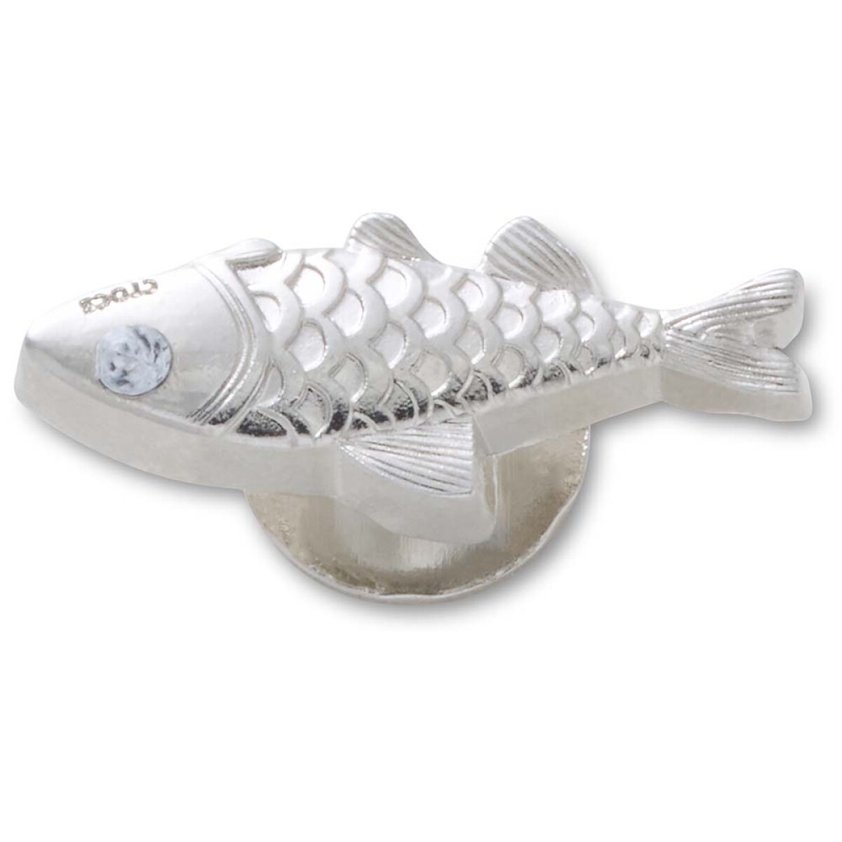 Jibbitz Silver Alloy Fish 