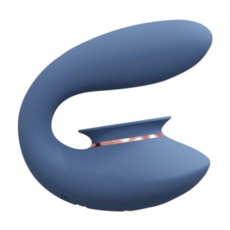 Twitch 3 Innovation Vibrador y Succionador Azul