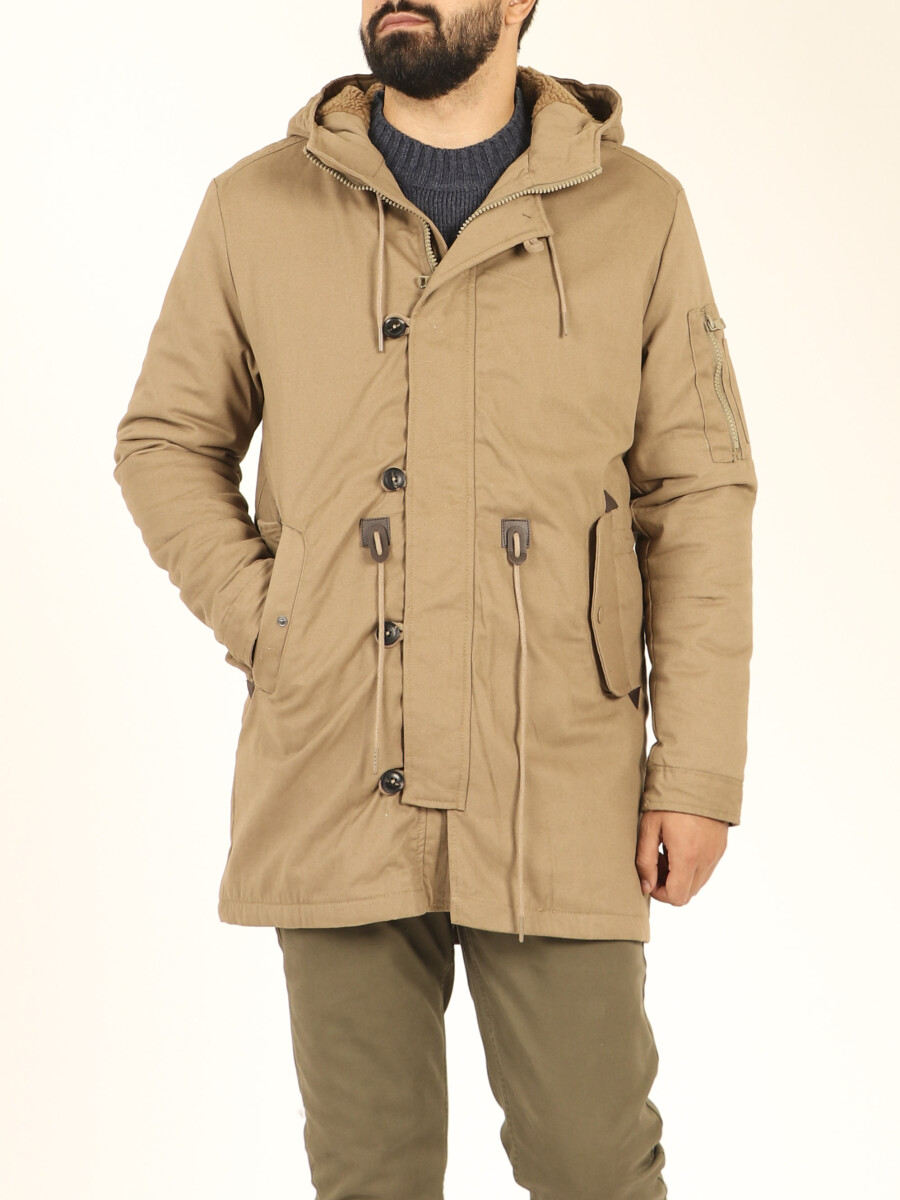 Campera Parka Harry - Beige 