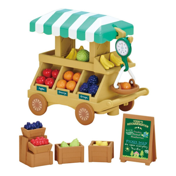 Sylvanian Families Carrito Frutas Tienda Accesorios Juguete Sylvanian Families Carrito Frutas Tienda Accesorios Juguete