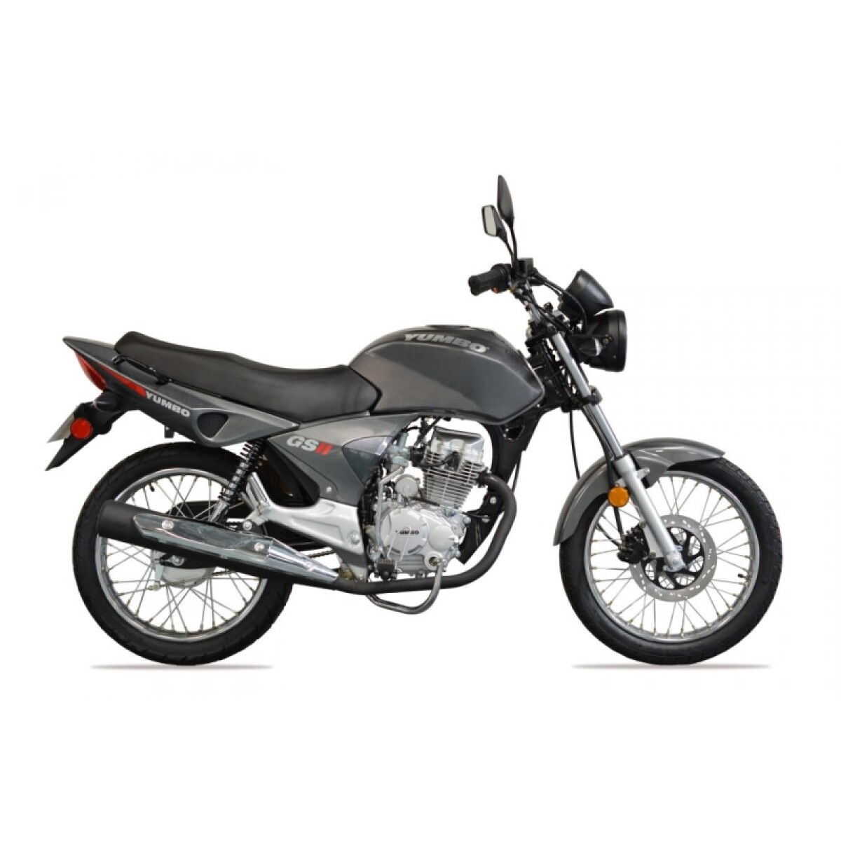 Moto Yumbo Calle Gs125 Ii Led R/rayo - Gris 