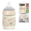 Biberon vidrio Wonder Suavinex 120ml hojas rosa