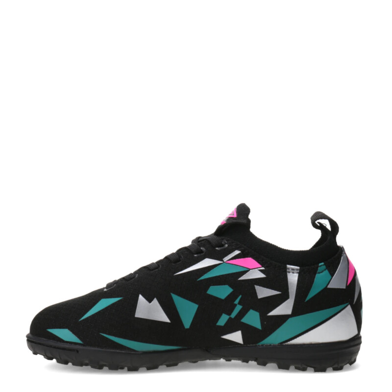 FUTBOL 5 JR (TF) - Umbro - UMBRO CAZADO HIT TF de Niños - 20206503 Negro-fucsia