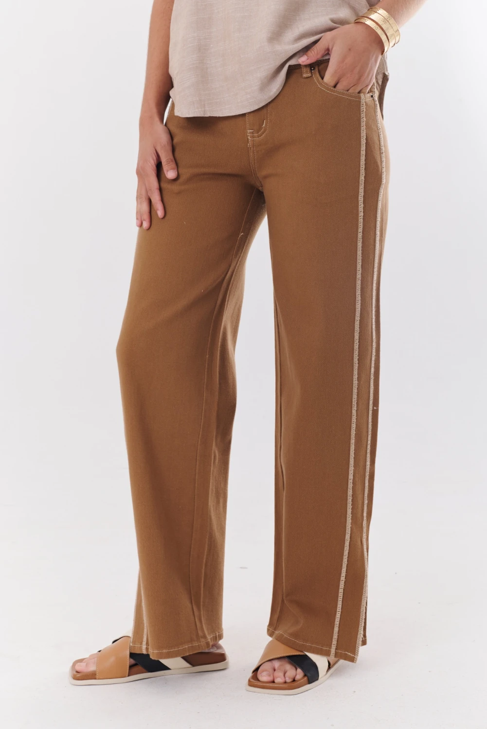 PANTALON NIZA camel 1