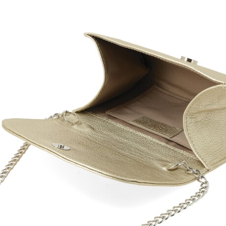 CARTERAS VENET- CUERO CARLETTO DORADO