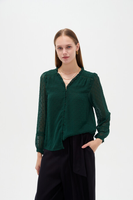 Blusa Tulvi Petroleo Oscuro