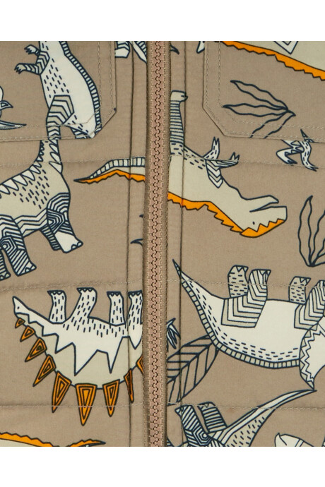 Campera resistente al agua, diseño dinos Sin color