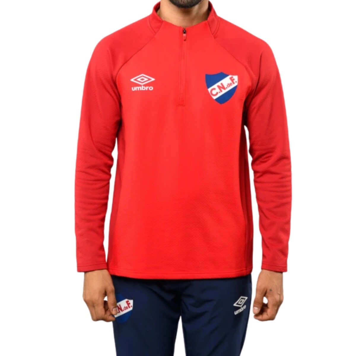 Buzo Medio Cierre Umbro Tech Hombre NU143114 - Bordo-rojo 