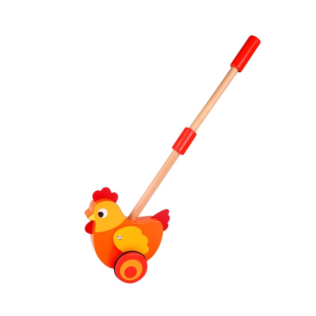 tooky toy push along chick 