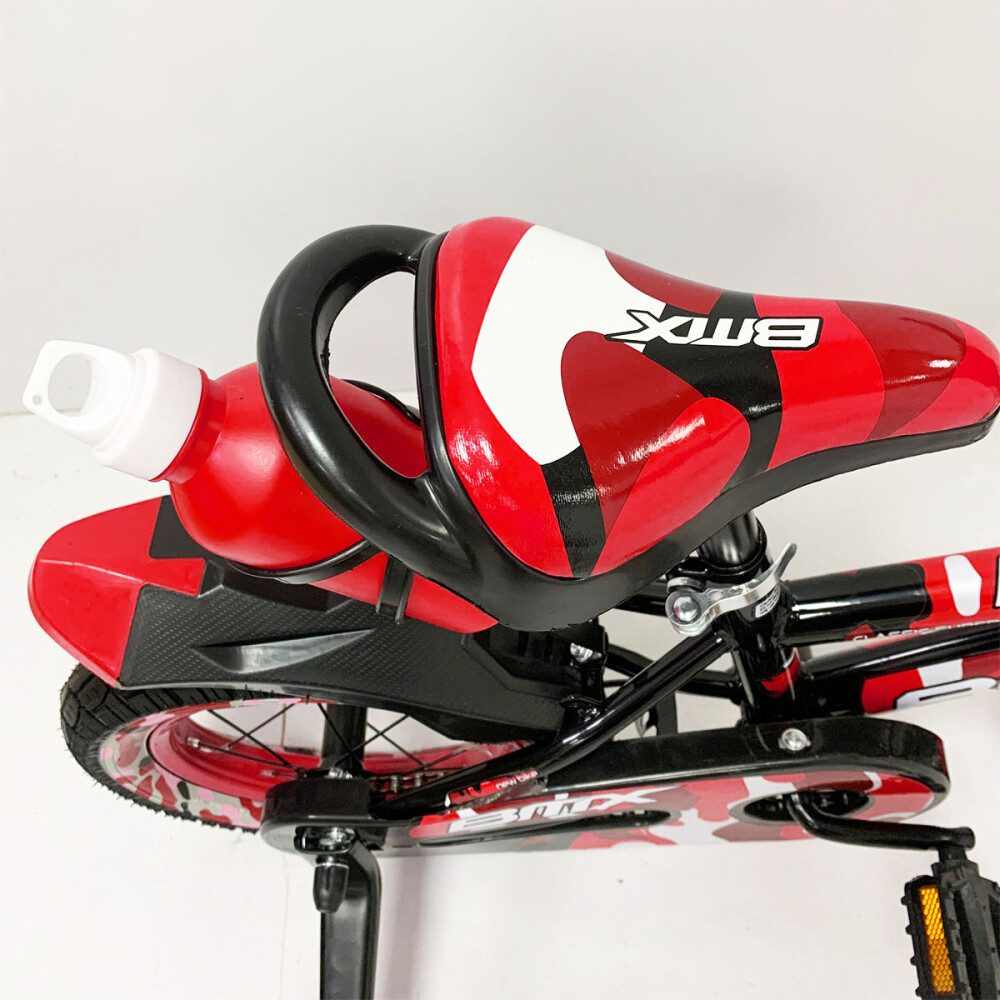 Bicicleta BMX con música y luz Rodado 12 Rojo