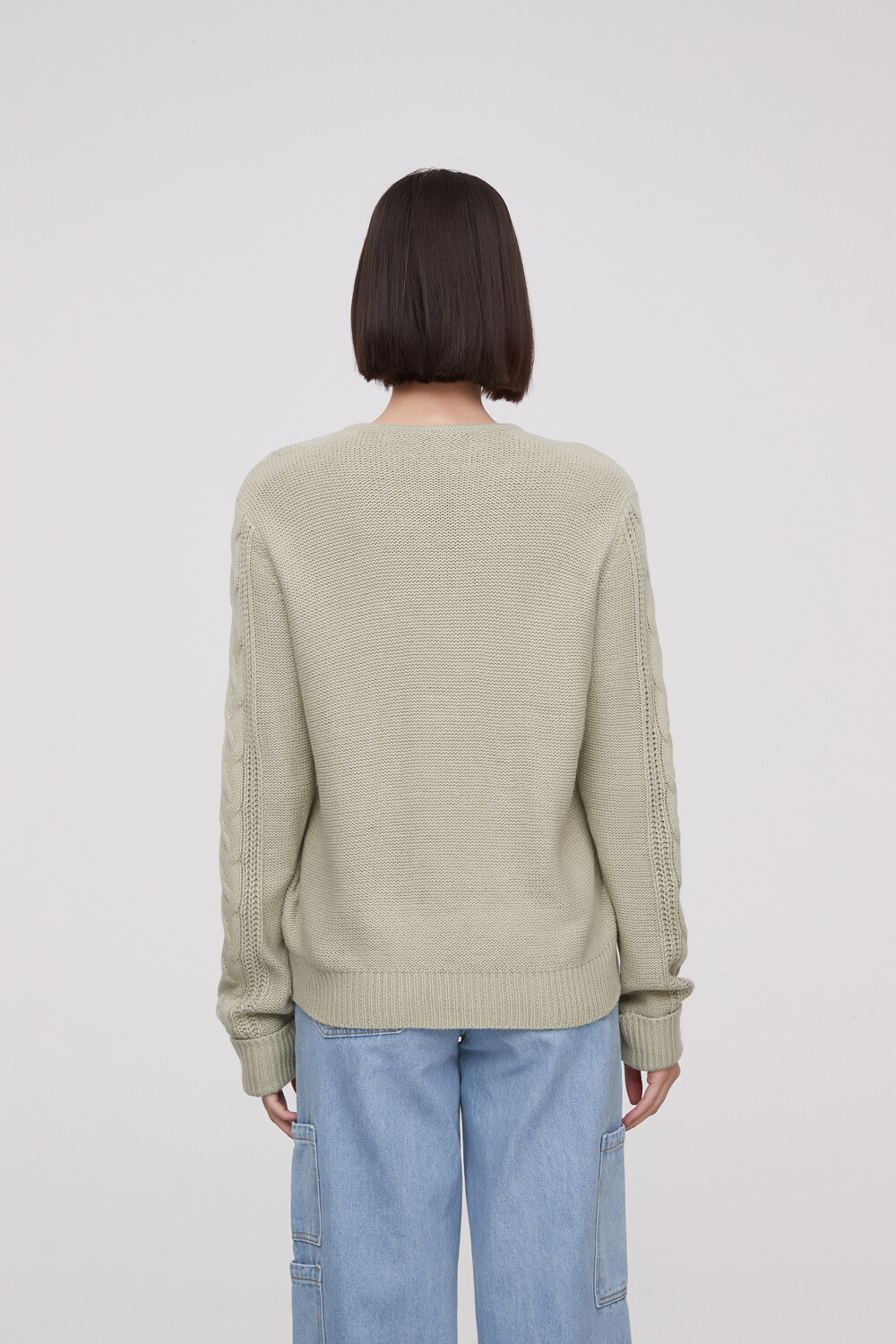 Sweater Focio Verde Palido