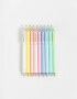 Lapices y Lapiceras Colores Pasteles Set De Lapiceras Retráctiles - Combinacion Multicolor