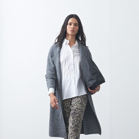 CARDIGAN BELORA Gris Melange