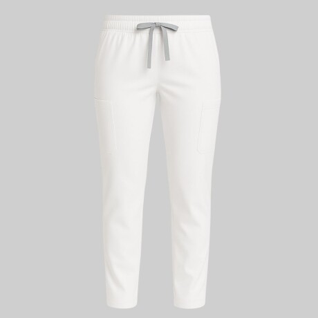 Pantalón Classic Dama ARGON Elastizado Blanco