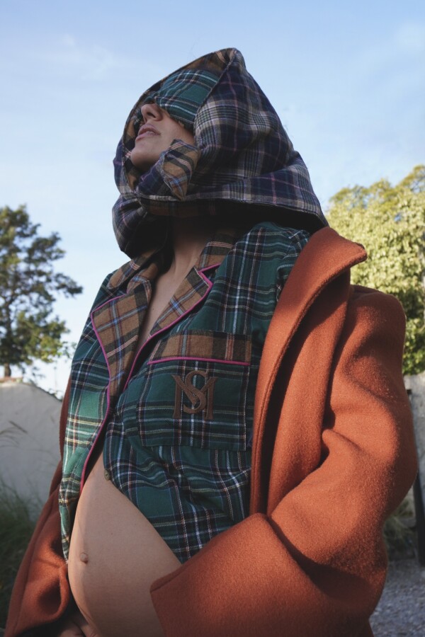 Sleepwalker Pijama Woman Verde / Mostaza