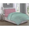 Frazada Soft Home Class Dohler de 2 plazas en poliéster Verde agua