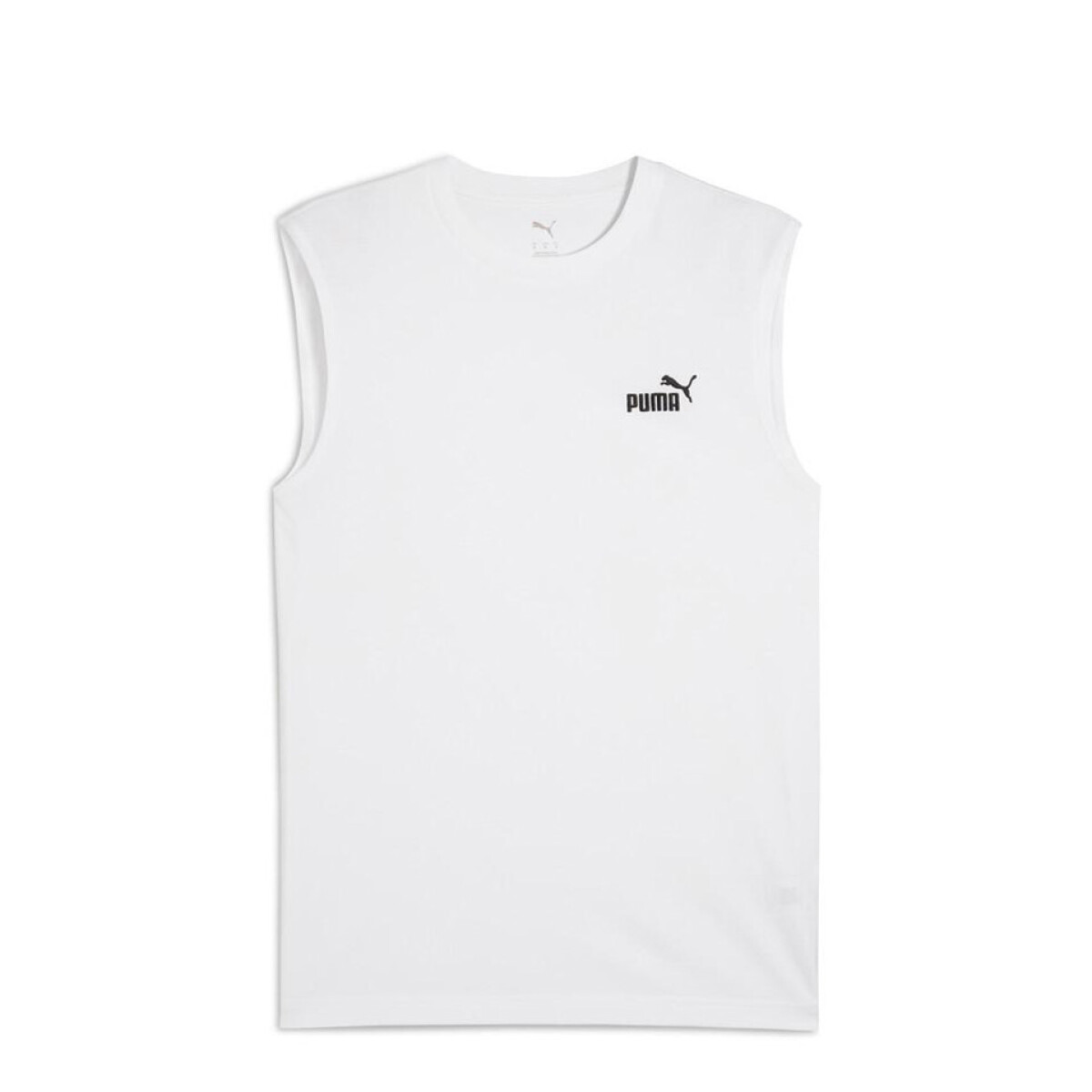 Remera de Hombre Puma Logo Sleeveless - Blanco 