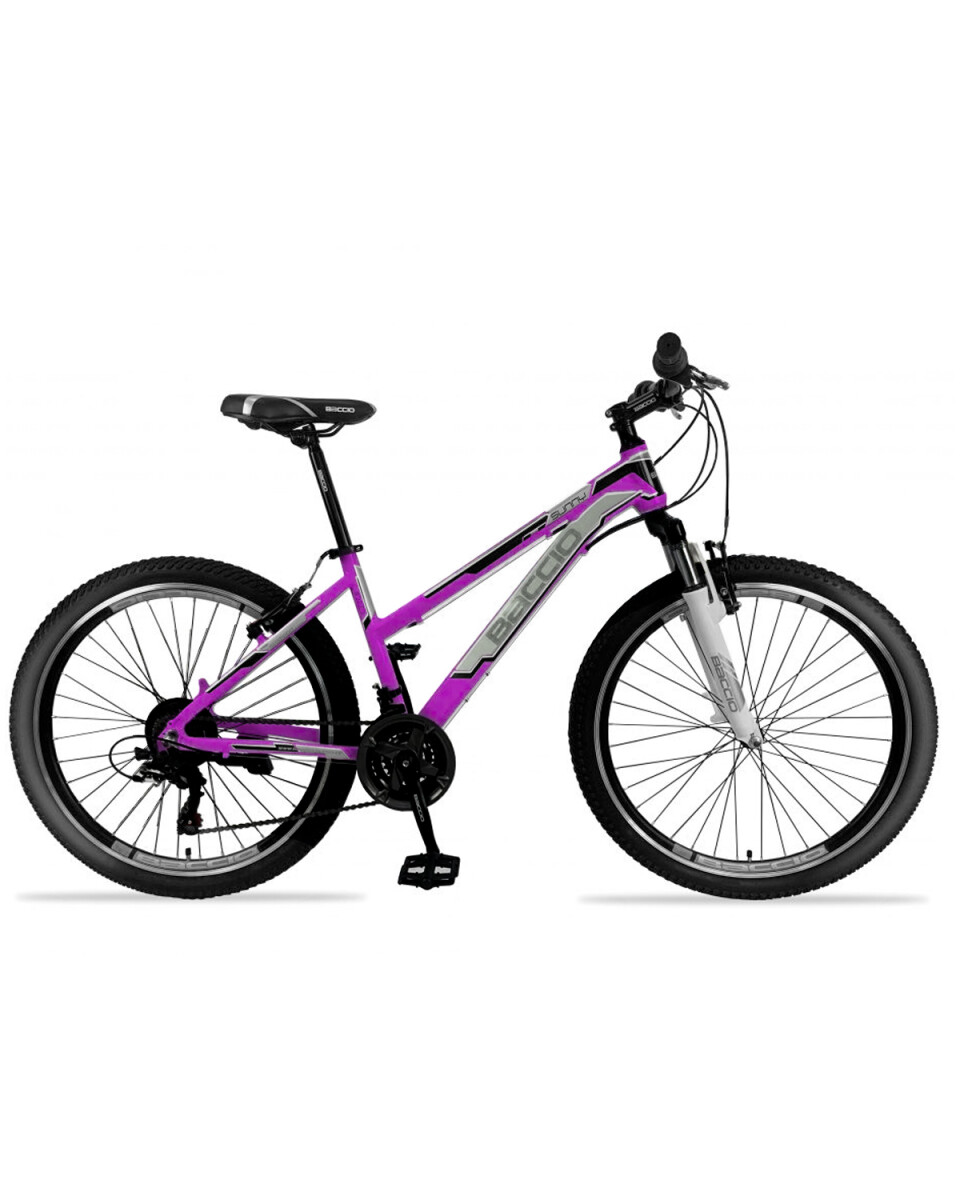 Bicicleta Baccio Sunny Lady rodado 26 Montaña Shimano 21 cambios - Violeta 