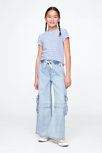 Jean Baggy Niña Light Wash