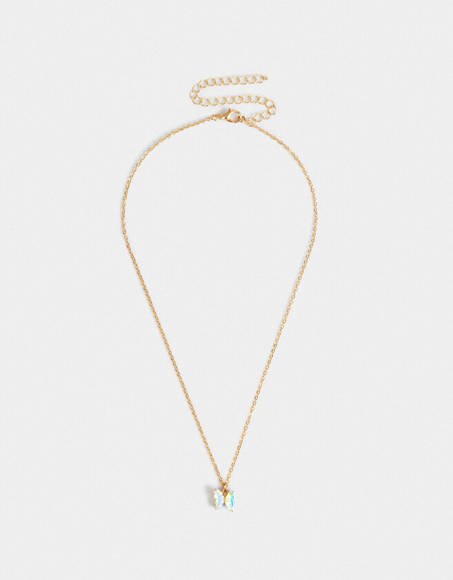 Cadena Corta con Dije Mariposas Cadena Corta Con Dije Mariposa - Dorado