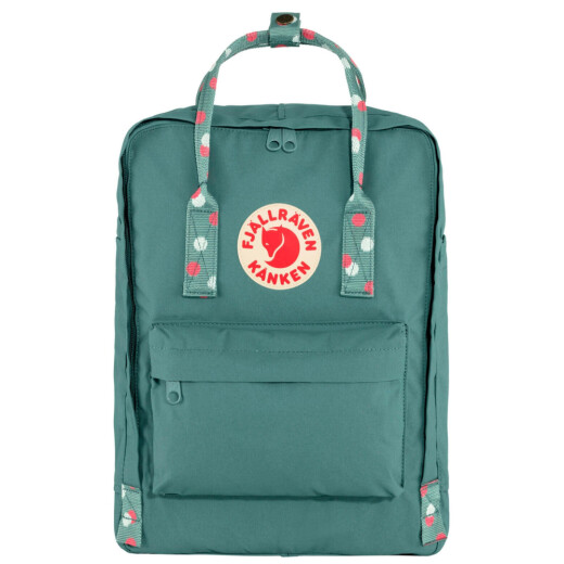 Mochila Fjall Raven Kånken Frost Green-Confetti Pattern 16L Mochila Fjall Raven Kånken Frost Green-Confetti Pattern 16L