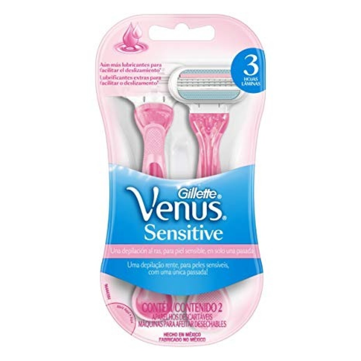 Afeitadora Venus Sensitive 2 Uds. 