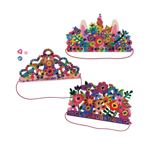 Set x 3 Corona para Decorar Crocodile Creek Unicornio