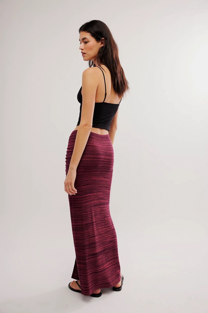 FALDA MAXI PEAK SHOW Rojo