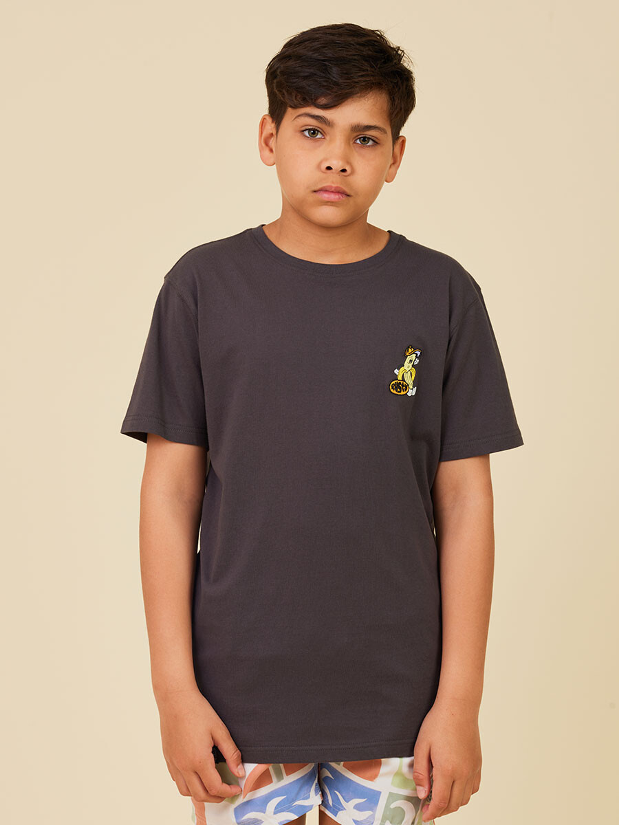 T-SHIRT JAEN TEEN RUSTY - Gris Oscuro 